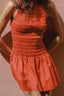 Maria Mini Dress / Dusty Tomato