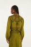 Richelieu Blouse / Green Majestic Garden