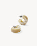Muse Mini Hoops / Sand Shell