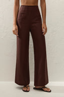 Syna Linen Pant / Carob