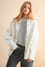 Washed Denim Jacket / White