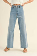 Mia Wide Leg Denim Pants / Denim