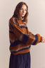 Alpaca Wool Blend Sweater / Stripe