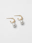 Emmy Pearl Hoop Earrings