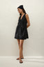 Dion Fiore Lace Mini Dress /  Black
