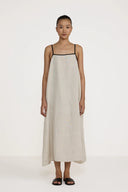 Tie Back Slip Dress / Natural