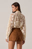 Faux Suede Shorts / Camel