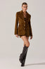 Corduroy Mini Skirt / Camel