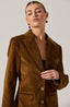 Corduroy Boyfriend Blazer / Camel