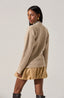 Chunky Button Front Cardigan / Oatmeal
