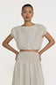 Organic Linen Bubble Top / Natural
