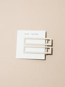 Lu Lu Hair Clips Set / Bone