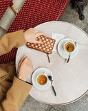 Odin Card Case / Caramel & Sienna Check