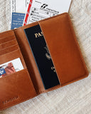 Este Passport Holder / Sienna