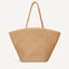 Marcia Woven Leather Tote / Caramel