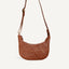 Woven Leather Mini Sling Bag / Sienna