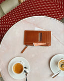 Odin Card Case / Caramel & Sienna Check