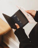 Este Passport Holder / Black Signature Weave