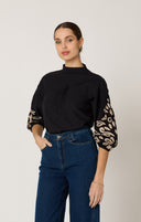 Clarissa Blouse / Black