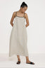 Tie Back Slip Dress / Natural