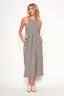 Renzo Stripe Midi Dress / Navy