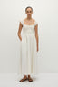 Eudora Midi Dress / White