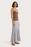 Citara Maxi Dress / Pale Blue Stripe