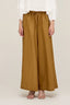 Long Line Linen Pant / Brown Olive