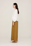 Long Line Linen Pant / Brown Olive