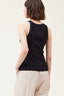 Varied Rib Tank / Black