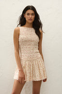 Gala Mini Dress / Linnea Dot Panna