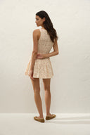 Gala Mini Dress / Linnea Dot Panna