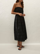 Abajo Skirt / Black Broderie