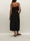 Abajo Top / Black Broderie