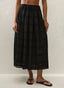 Abajo Skirt / Black Broderie