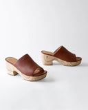 Katlyn Leather Clog / Cinnamon