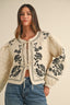 Embroidered Quilted Jacket