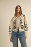 Embroidered Quilted Jacket