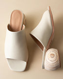 Milla Leather Mule / Bone