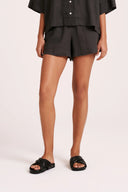 Linen Lounge Short / Coal