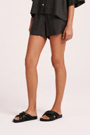 Linen Lounge Short / Coal
