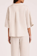 Linen Lounge Shirt / Natural