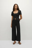 Jean Linen Pant / Black