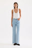 Cali Stretch Wide Leg Jeans / Sky Blue