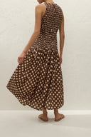 Luisa Midi Dress / Cioccolato Dot