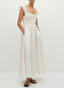 Eudora Midi Dress / White
