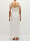 Eudora Midi Dress / White