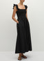 Eudora Midi Dress / Black