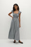 Janne Midi Dress / Vintage Navy Gingham