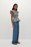 Janne Top / Vintage Navy Gingham